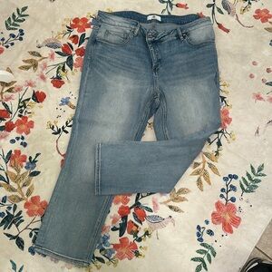 RFM tummy control cross over jeans 18/20